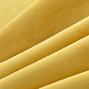 Rèm vải 2 lớp màu vàng